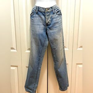 Ann Taylor Loft Button Down Boyfriend Jeans 28/6